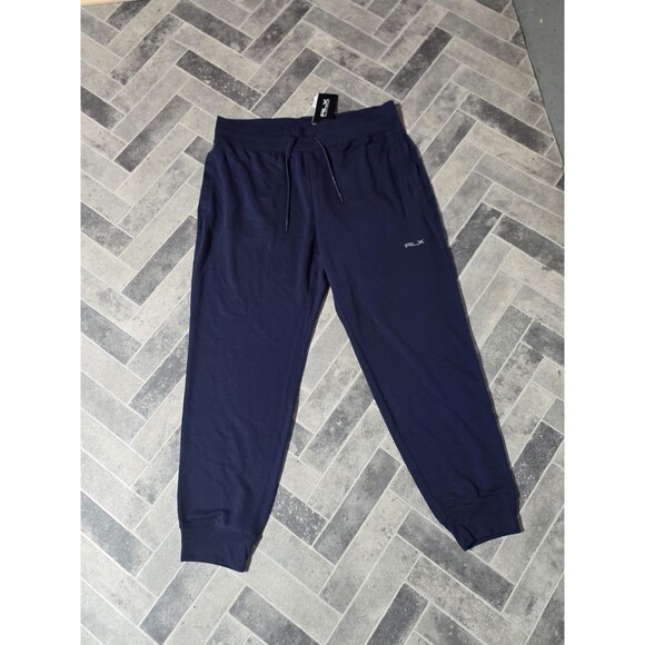 RLX Ralph Lauren Men’s Polyester Performance French Terry Joggers Size LARGE - Picture 2 of 16